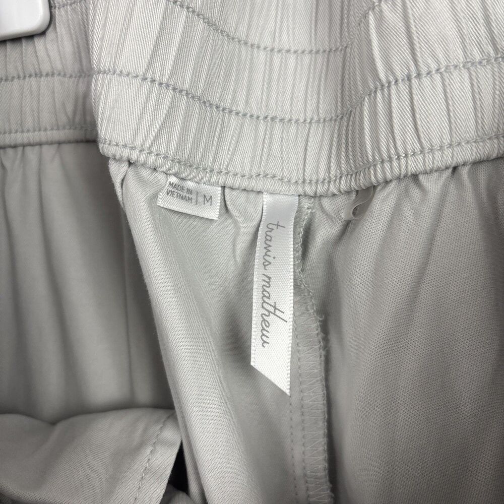 Travis Mathew Sunny Outlook Jogger Pants Womens Size M Gray Preppy Active - Picture 3 of 10